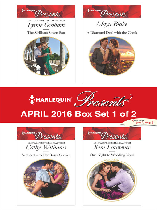 Title details for Harlequin Presents April 2016, Box Set 1 of 2 by Lynne Graham - Available